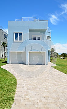 House with two car garage