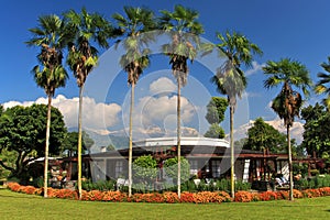 House under Himalayan mountain