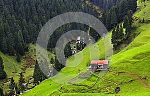 House on a Valley