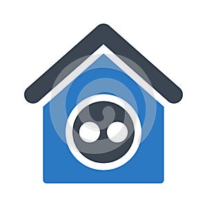 House vector.glyph color  icon