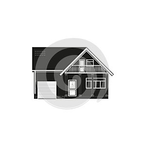 House. Vector icon.