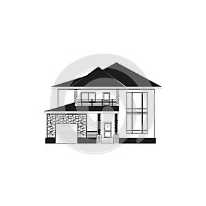 House. Vector icon.