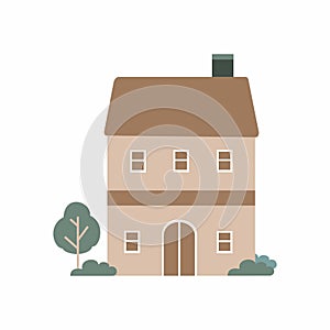 House vector illustration. Real Estate concept.Home loan