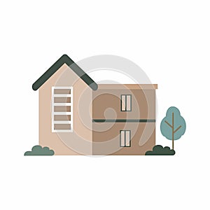 House vector illustration. Real Estate concept.Home loan