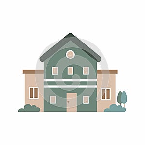 House vector illustration. Real Estate concept.Home loan