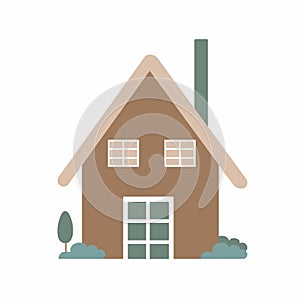 House vector illustration. Real Estate concept.Home loan