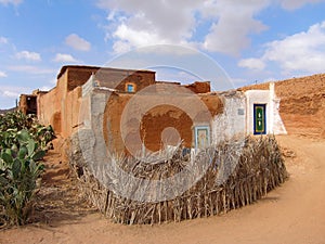 House in the village of Berbers, south Morocco