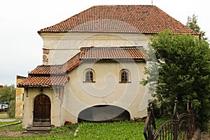 A house in Vyborg that looks like a human face