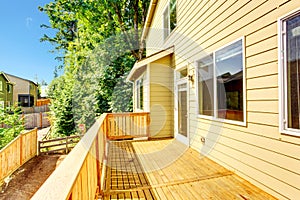 House with walkout deck photo