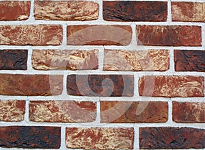 House wall with clinkers