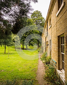 House with washing line