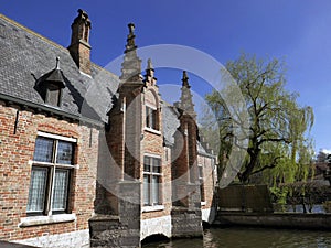 House by the water at Bruges.