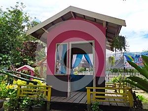 house where children play in the recreation park