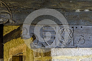 The house where Nostradamus may have lived in Alet les Bains, France photo