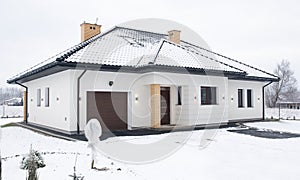 House in winter