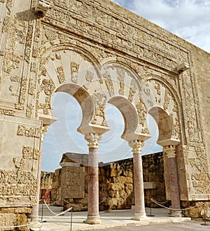 House of Yafar in Medina Azahara near Cordoba, Andalusia, Spain