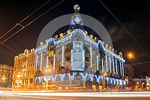 The house Zinger on Nevsky prospectus in St. Petersburg on January 7, 2016.