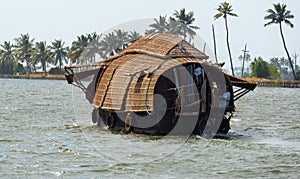 Houseboat in the backwaters photo
