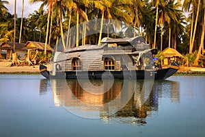 Houseboat in India photo