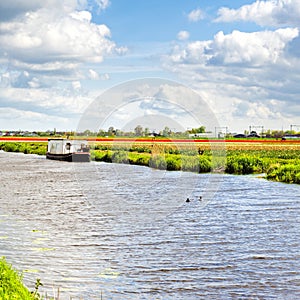 Houseboat on the Irrigation Canal