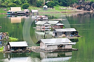 Houseboat in Thailand photo