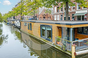 Houseboats on the Amsterdam Canal