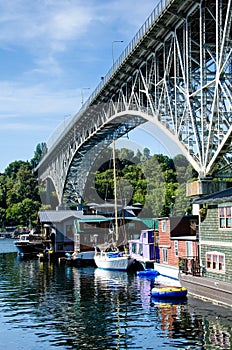 Houseboats in Freemont, Seattle