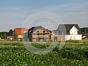 Housebuilding in a new district