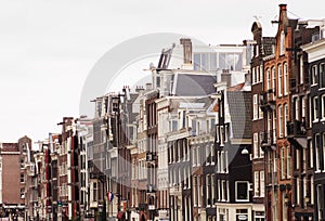 Housefront in Amsterdam photo