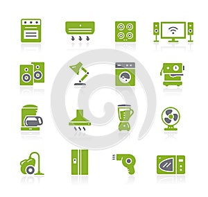Household Appliances Icons // Natura Series