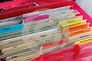 Household Documents Organization Declutter photo