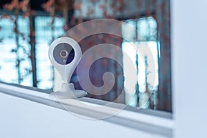 Household indoor digital CCTV Internet surveillance web cam with night vision