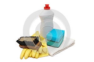 Household items for cleanliness photo