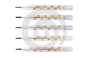 Household medical mercury thermometer