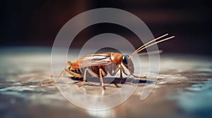 Household Pest Control - Brown Cockroach - Generative AI