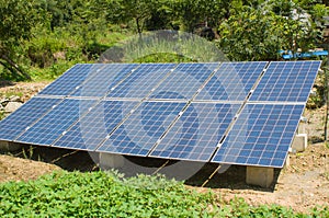 Household Photovoltaic cell array unit