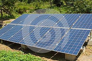 Household Photovoltaic cell array unit