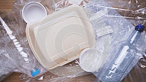 Household plastic waste