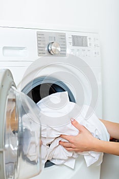 Housekeeper with washing machine