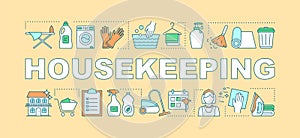 Housekeeping word concepts banner