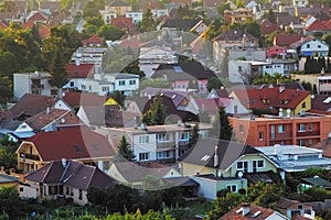 Houses - aerial view, Slovakia