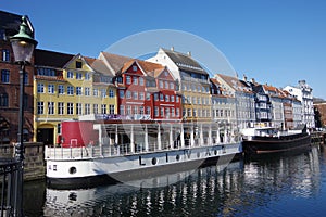 Houses along Stromma Canal, Copenhagen Denmark