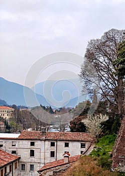Houses of Bassano del Grappa photo