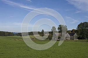 Houses in Bavarian countryside