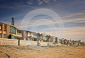 Houses on the Beach, California