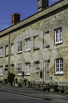 Houses in Cecily Hill, Cirencester, Gloucestershire