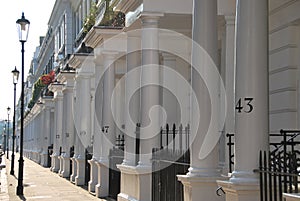 Houses in central london UK