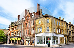 Houses in the city centre of Southampton