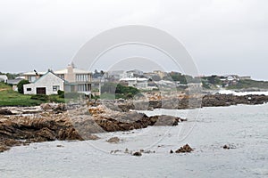 Houses on the coast in Kleinbaai