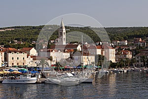 Houses on coast in Supetar